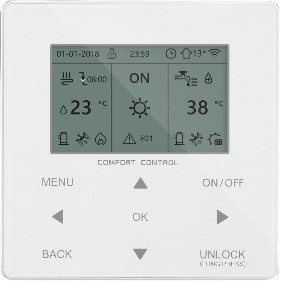 Тепловой насос воздух-вода MDV для отопления и ГВС MDHWC-V16W/D2N8-B