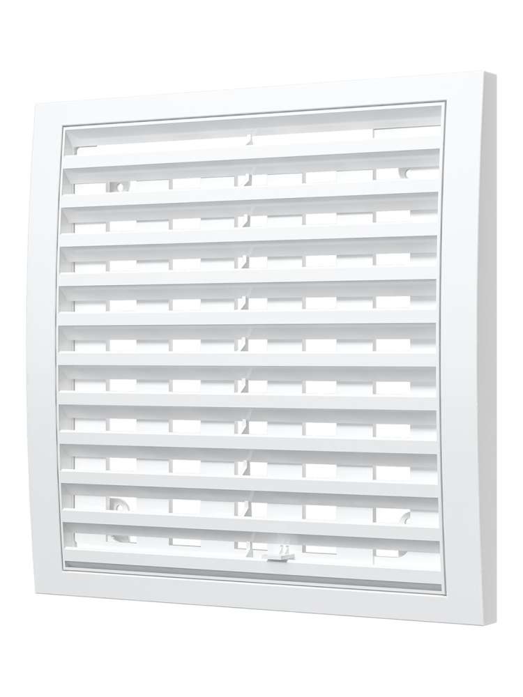 Решетка вентиляционная РРП разъемная регулируемая 200х200 пластик ERA