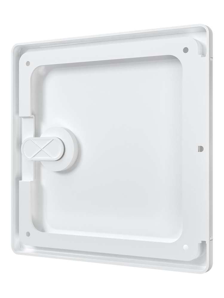 Люк ревизионный ЛТП накладной ручка-задвижка 150х150 пластик EVECS