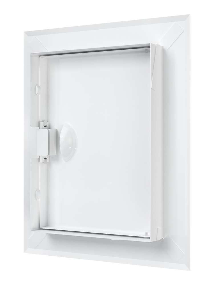 Люк ревизионный ЛТМ фланец 150х200 ручка магнит 210х260 окрашенная сталь EVECS