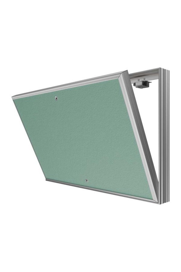 Люк ревизионный D Ceramo Base 600х400 скрытый монтаж съемный алюминий EVECS